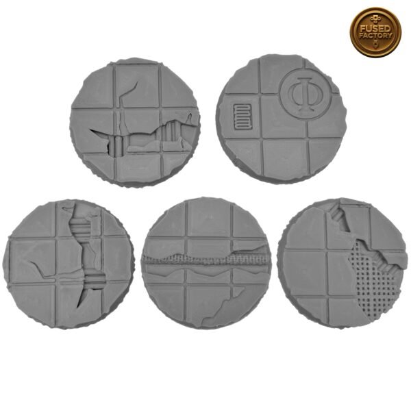 40mm Round Bases City Ruins For Warhammer 40K, Age of Sigmar Wargaming - Image 4