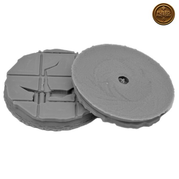 40mm Round Bases City Ruins For Warhammer 40K, Age of Sigmar Wargaming - Image 5