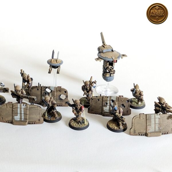 Fortified Barricade Walls 10 Piece Scenery Set For Wargaming - Image 3