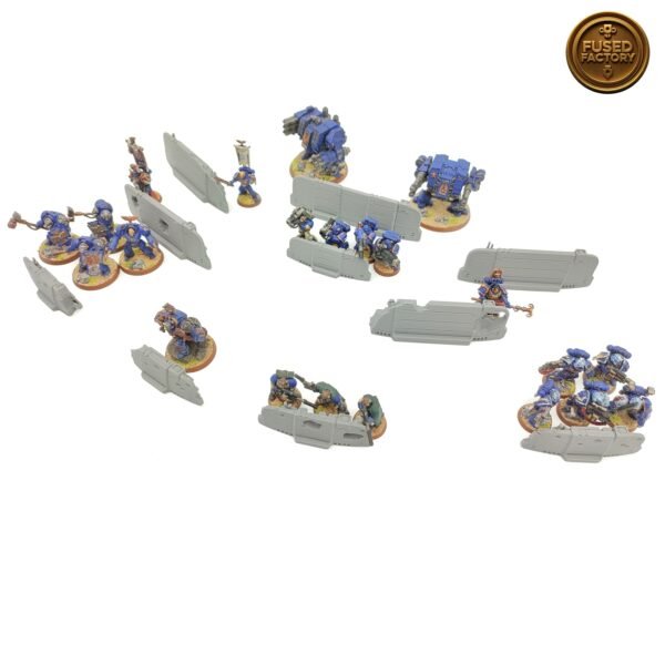 Fortified Barricade Walls 10 Piece Scenery Set For Wargaming - Image 5