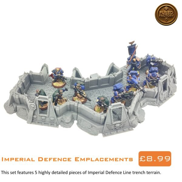 Imperial Defence Line Emplacements For Warhammer 40,000