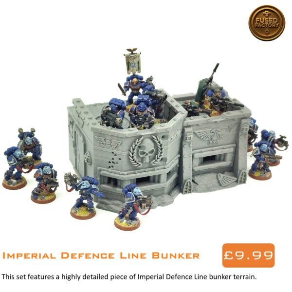 Imperial Defence Line Bunker For Warhammer 40,000