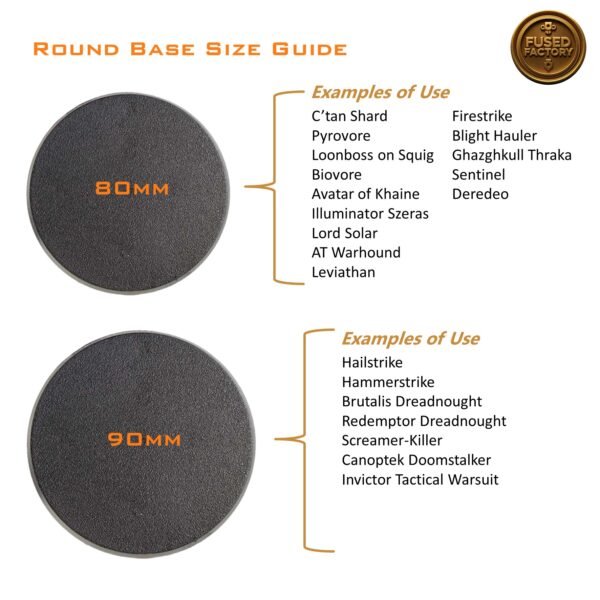 100mm Round Bases City Ruins For Warhammer 40K, Age of Sigmar Wargaming - Image 7