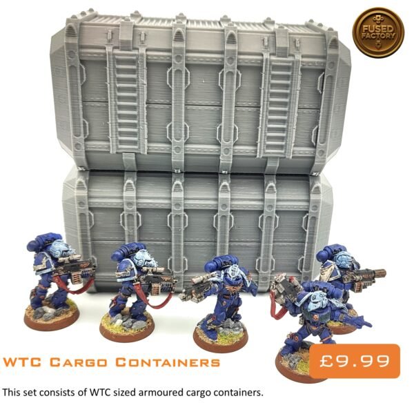 WTC Tournament Terrain Cargo Containers For Warhammer 40,000