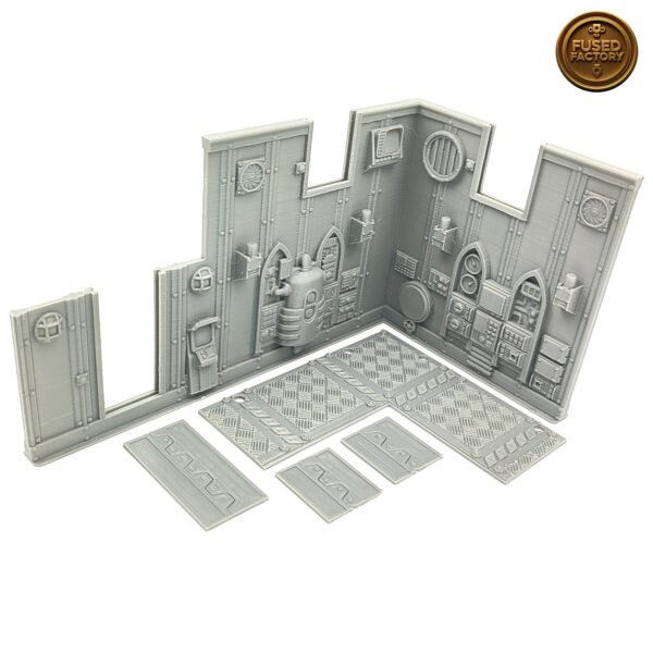 WTC Tournament Terrain 2 Storey Small Walls For Warhammer 40,000 - Image 6