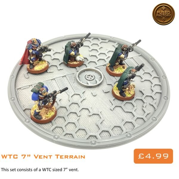 WTC Tournament Terrain 7" Vents For Warhammer 40,000