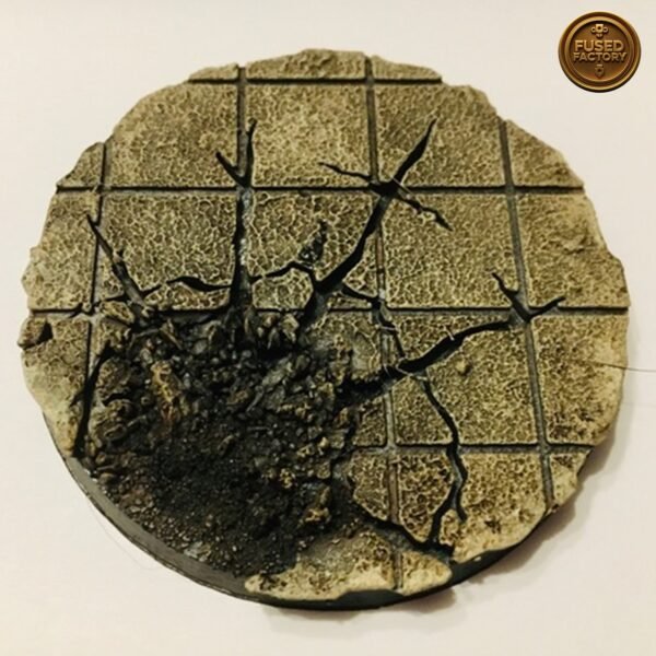 60mm Round Bases City Ruins For Warhammer 40K, Age of Sigmar Wargaming - Image 4