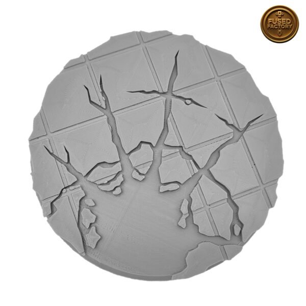 60mm Round Bases City Ruins For Warhammer 40K, Age of Sigmar Wargaming - Image 2