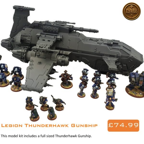 Thunderhawk-Gunship1 Legion Thunderhawk Gunship For Warhammer 40,000