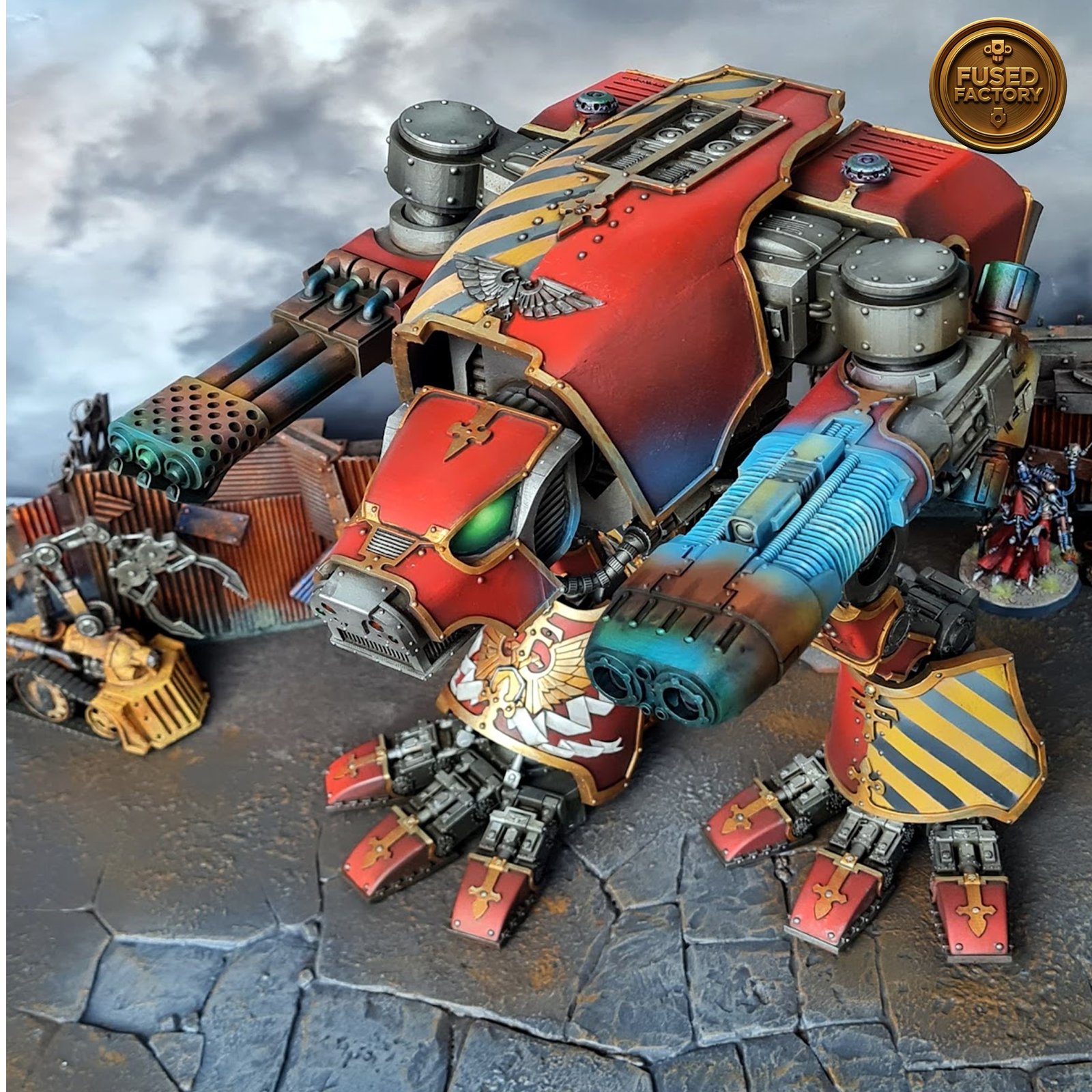Imperial Warhound Scout Titan For Warhammer 40,000 Includes Weapons - Image 10