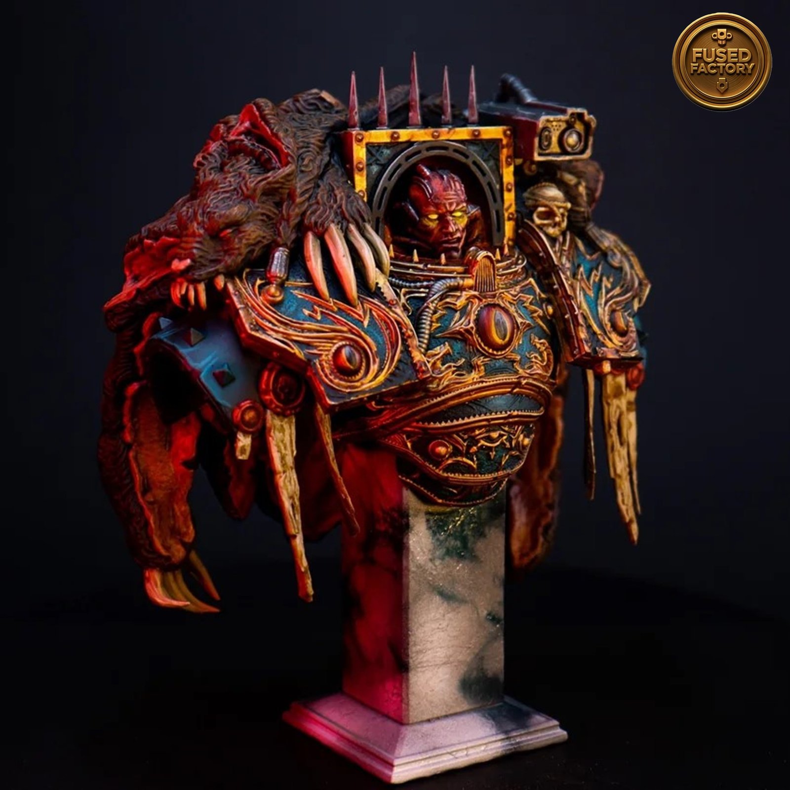 Horus Lupercal, The Warmaster Primarch, 9" Display Sculpt - Image 2