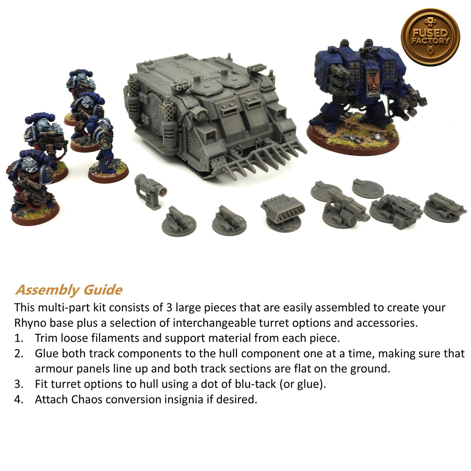 Imperial & Chaos Deimos Rhino Transport For Warhammer 40,000 - Image 2