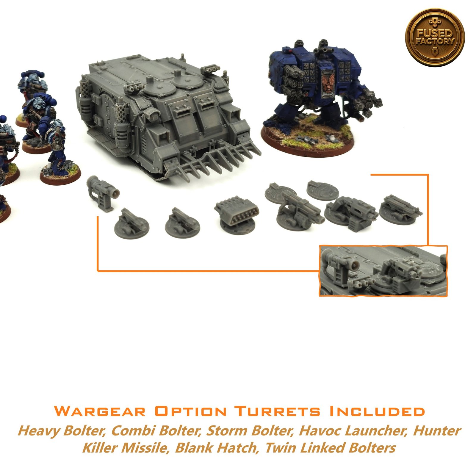 Imperial & Chaos Deimos Rhino Transport For Warhammer 40,000 - Image 6