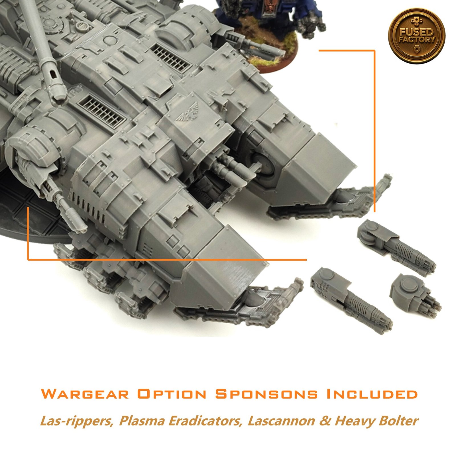 Astraeus Super Heavy Tank For Warhammer 40,000 Includes Weapons - Image 8