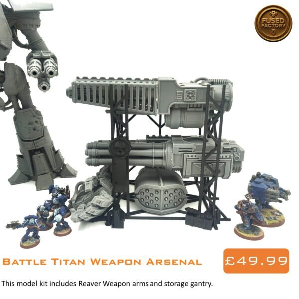 ReaverWeapons-1 Reaver Battle Titan Weapon Arsenal For Warhammer 40,000