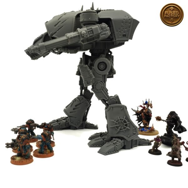 Chaos Warhound Scout Titan For Warhammer 40,000 Includes Weapons - Image 10