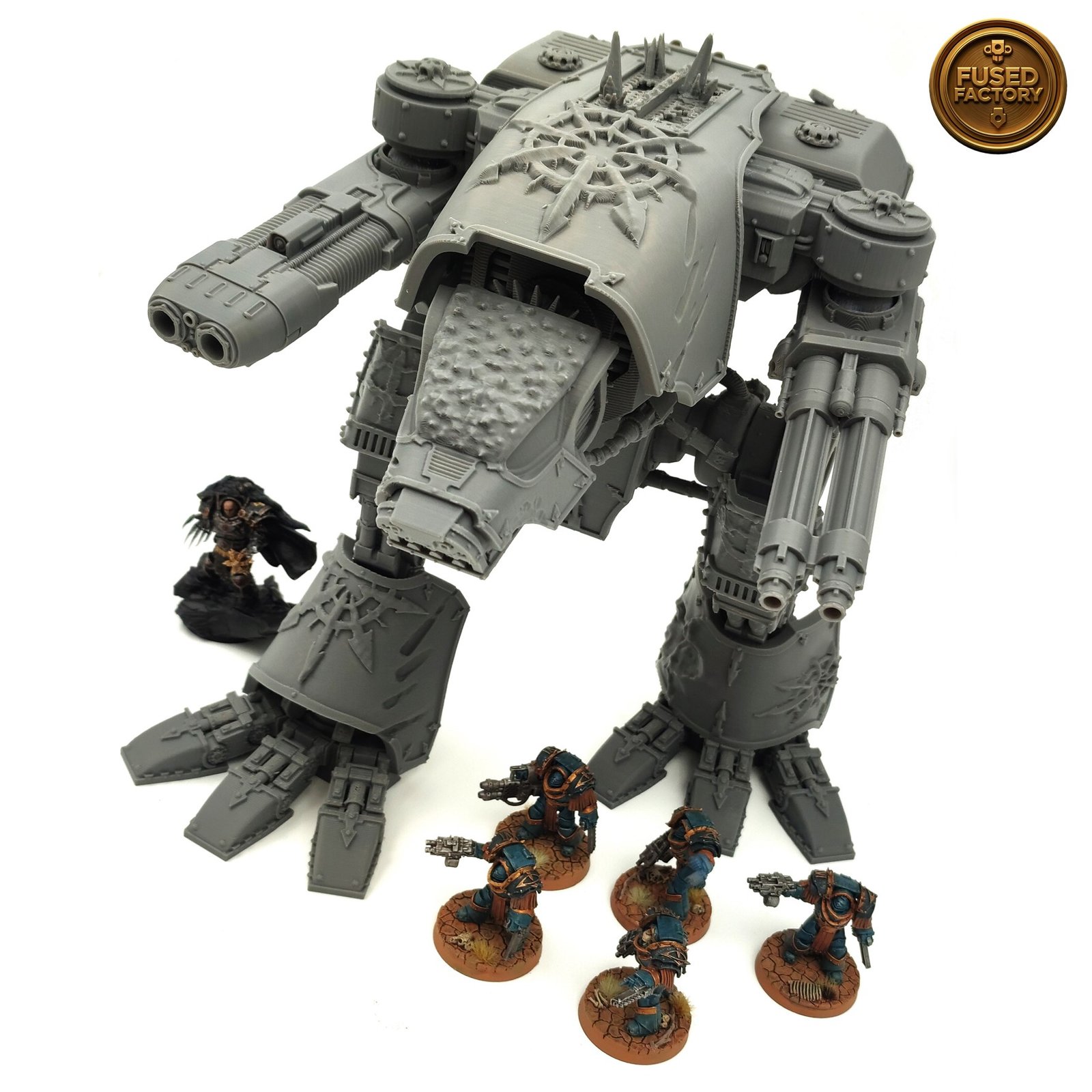 Chaos Warhound Scout Titan For Warhammer 40,000 Includes Weapons - Image 4