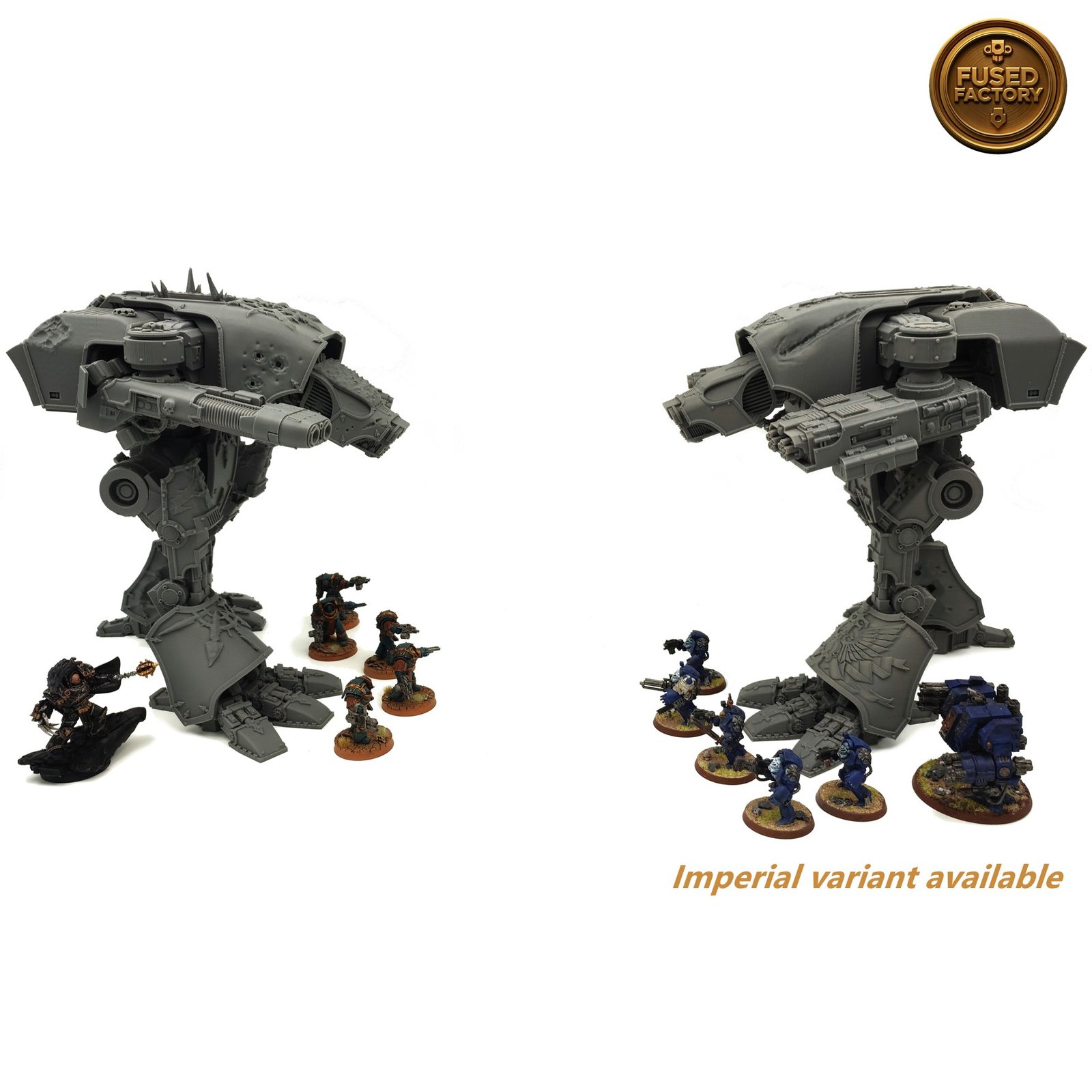 Chaos Warhound Scout Titan For Warhammer 40,000 Includes Weapons - Image 7