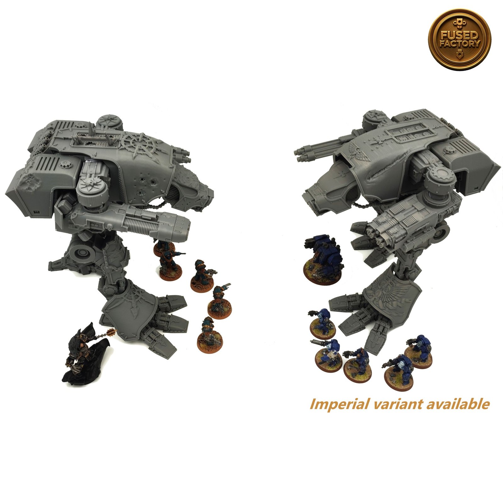 Chaos Warhound Scout Titan For Warhammer 40,000 Includes Weapons - Image 8